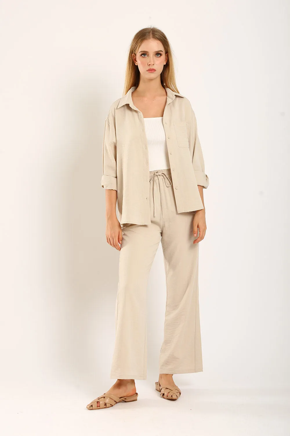 Reagan Shirt in Apricot