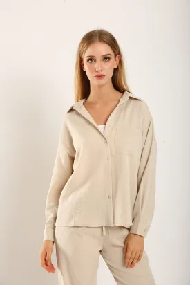 Reagan Shirt in Apricot