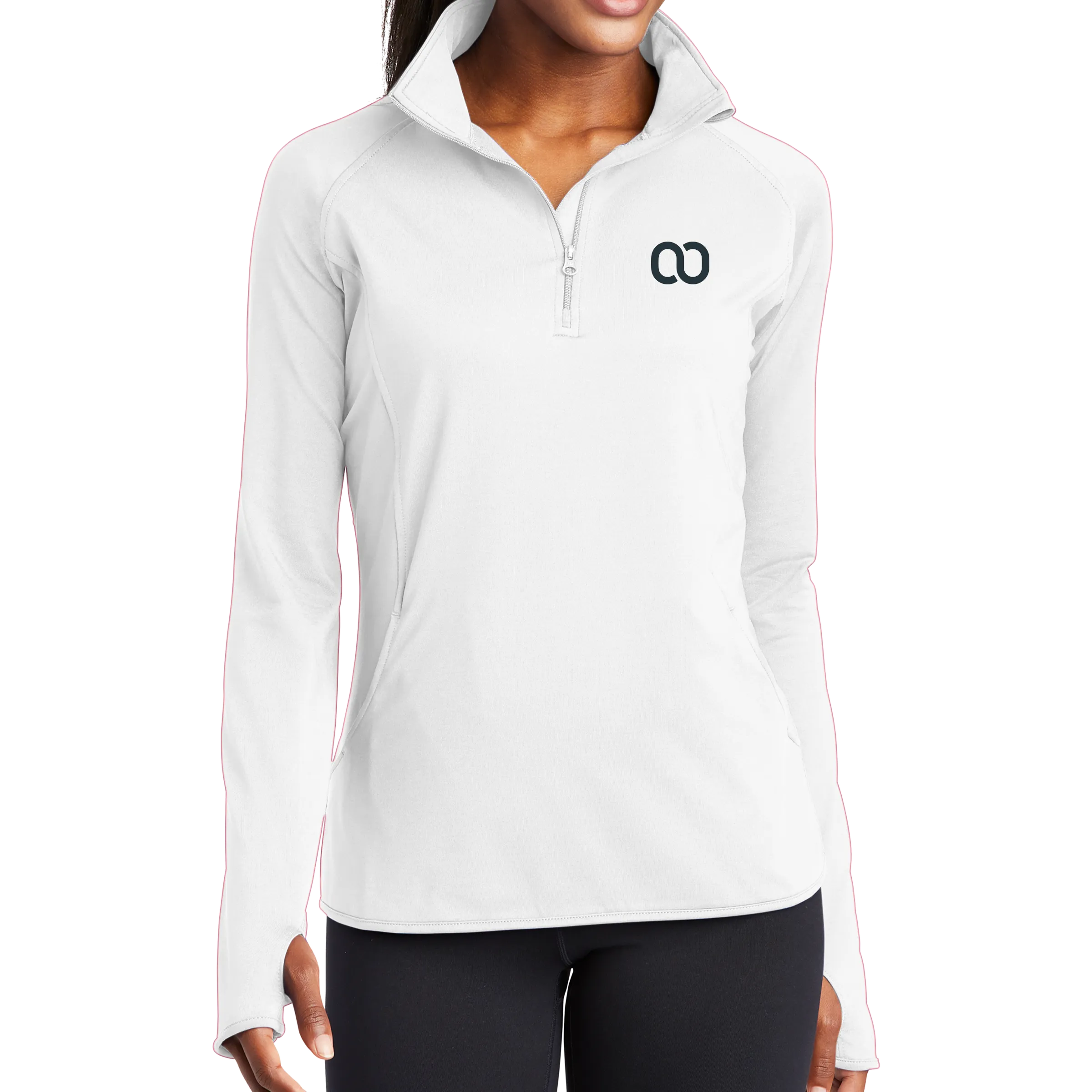 Sport-Tek® Ladies Sport-Wick® Stretch 1/2-Zip Pullover