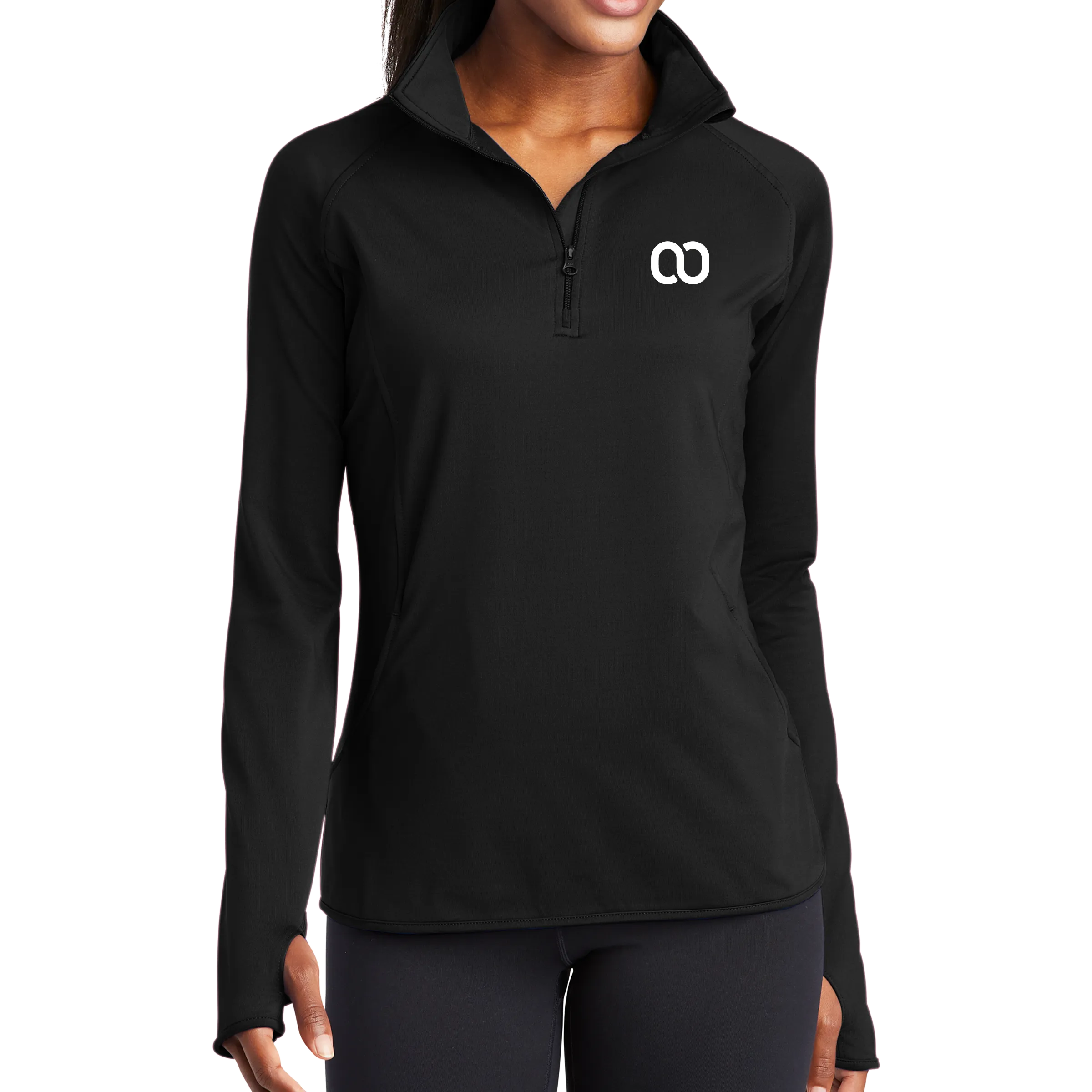 Sport-Tek® Ladies Sport-Wick® Stretch 1/2-Zip Pullover