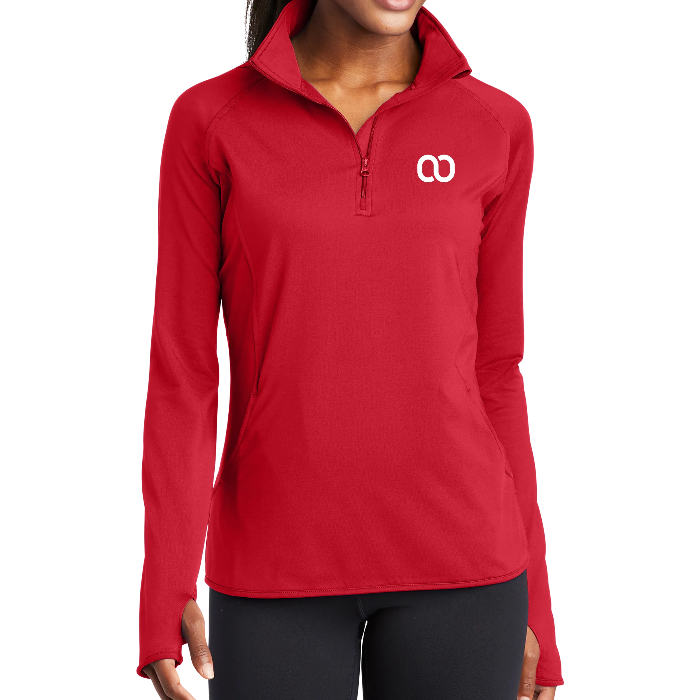 Sport-Tek® Ladies Sport-Wick® Stretch 1/2-Zip Pullover