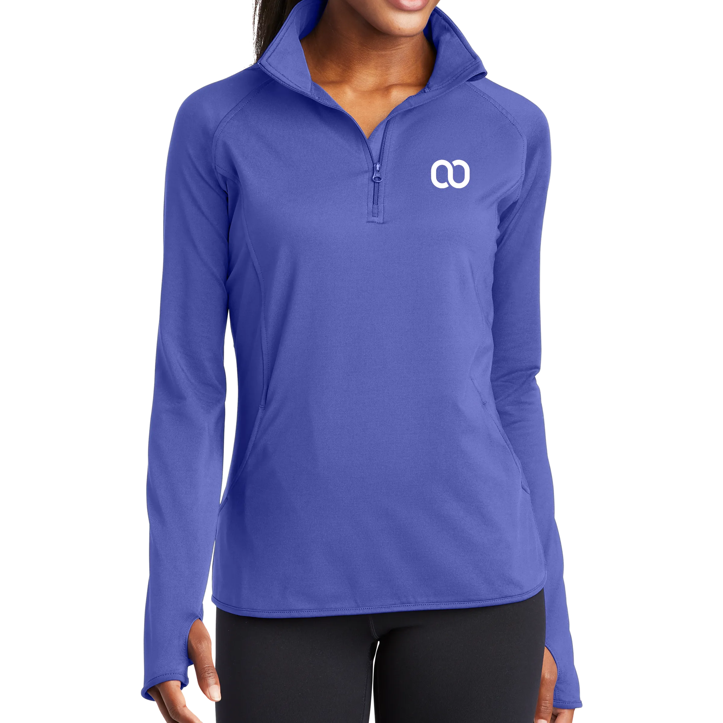 Sport-Tek® Ladies Sport-Wick® Stretch 1/2-Zip Pullover
