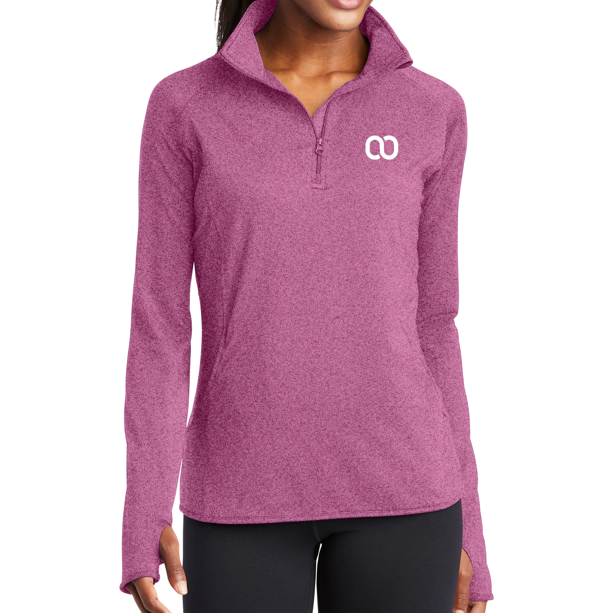 Sport-Tek® Ladies Sport-Wick® Stretch 1/2-Zip Pullover