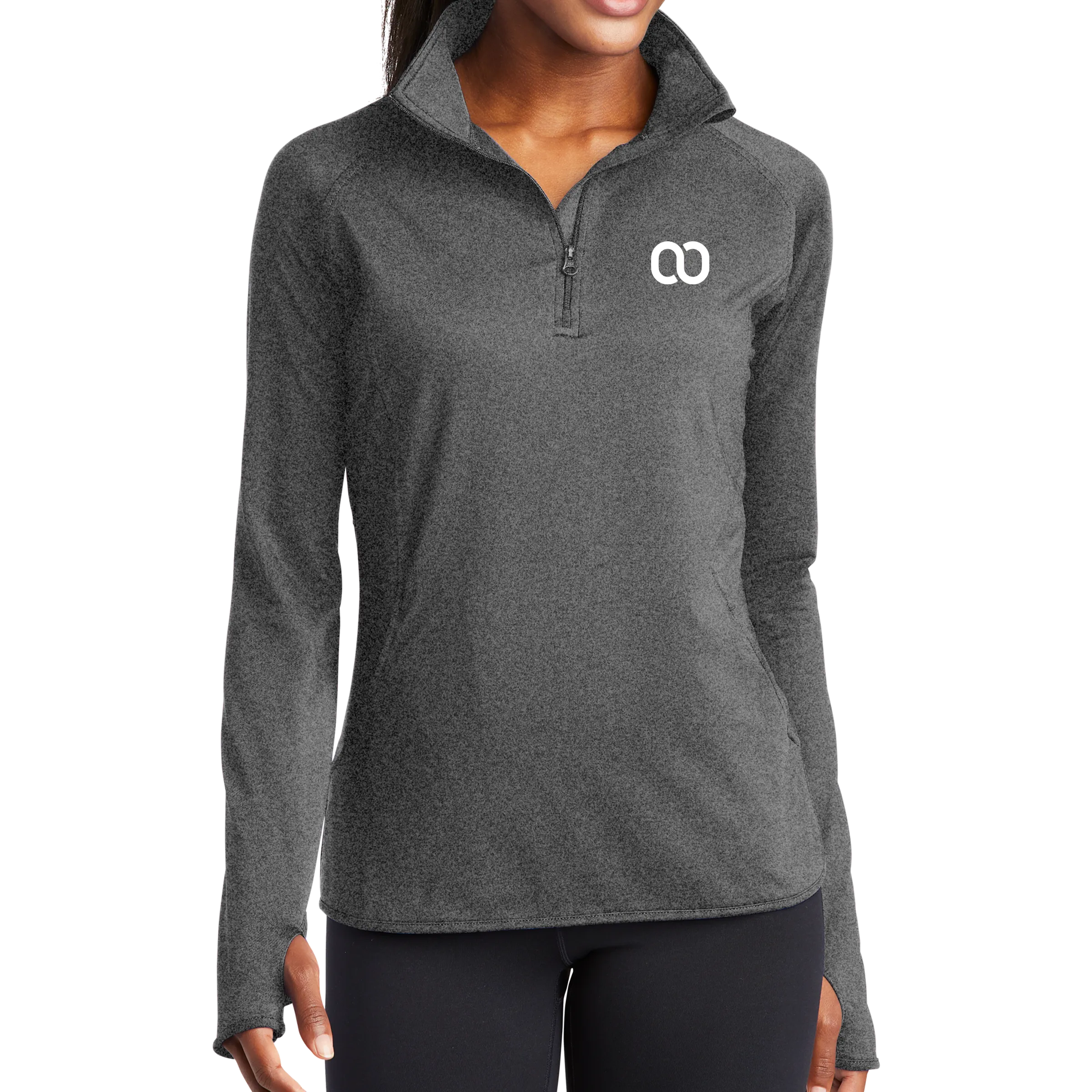 Sport-Tek® Ladies Sport-Wick® Stretch 1/2-Zip Pullover