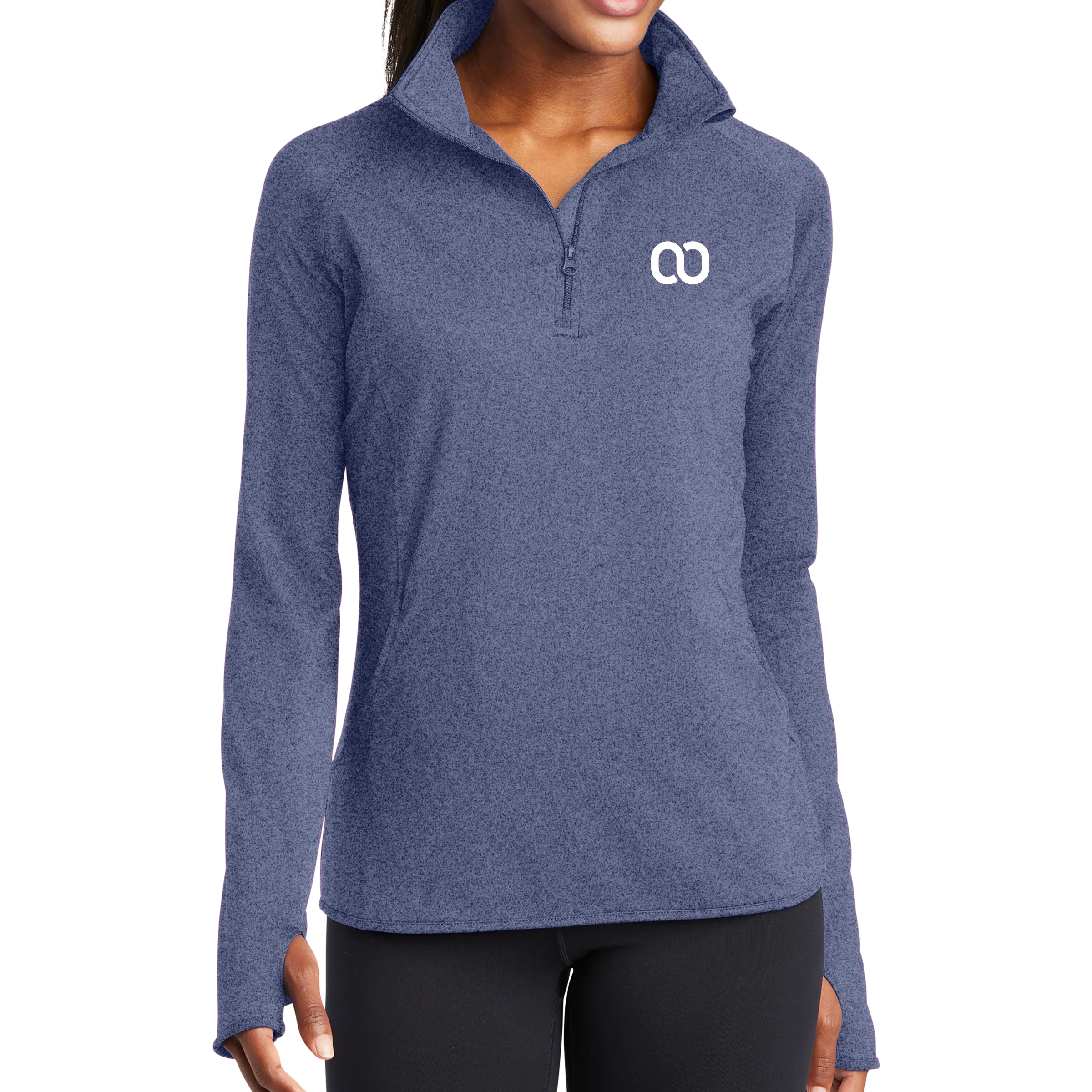 Sport-Tek® Ladies Sport-Wick® Stretch 1/2-Zip Pullover