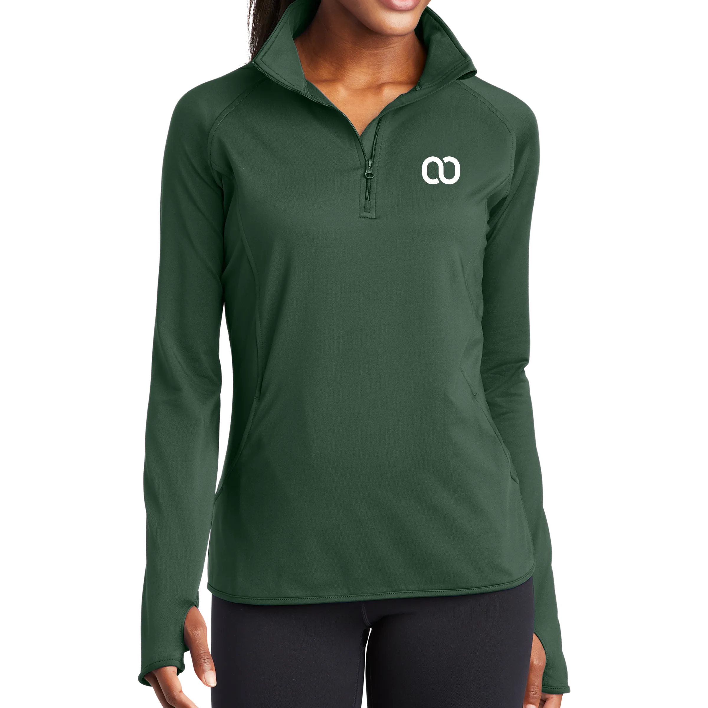 Sport-Tek® Ladies Sport-Wick® Stretch 1/2-Zip Pullover