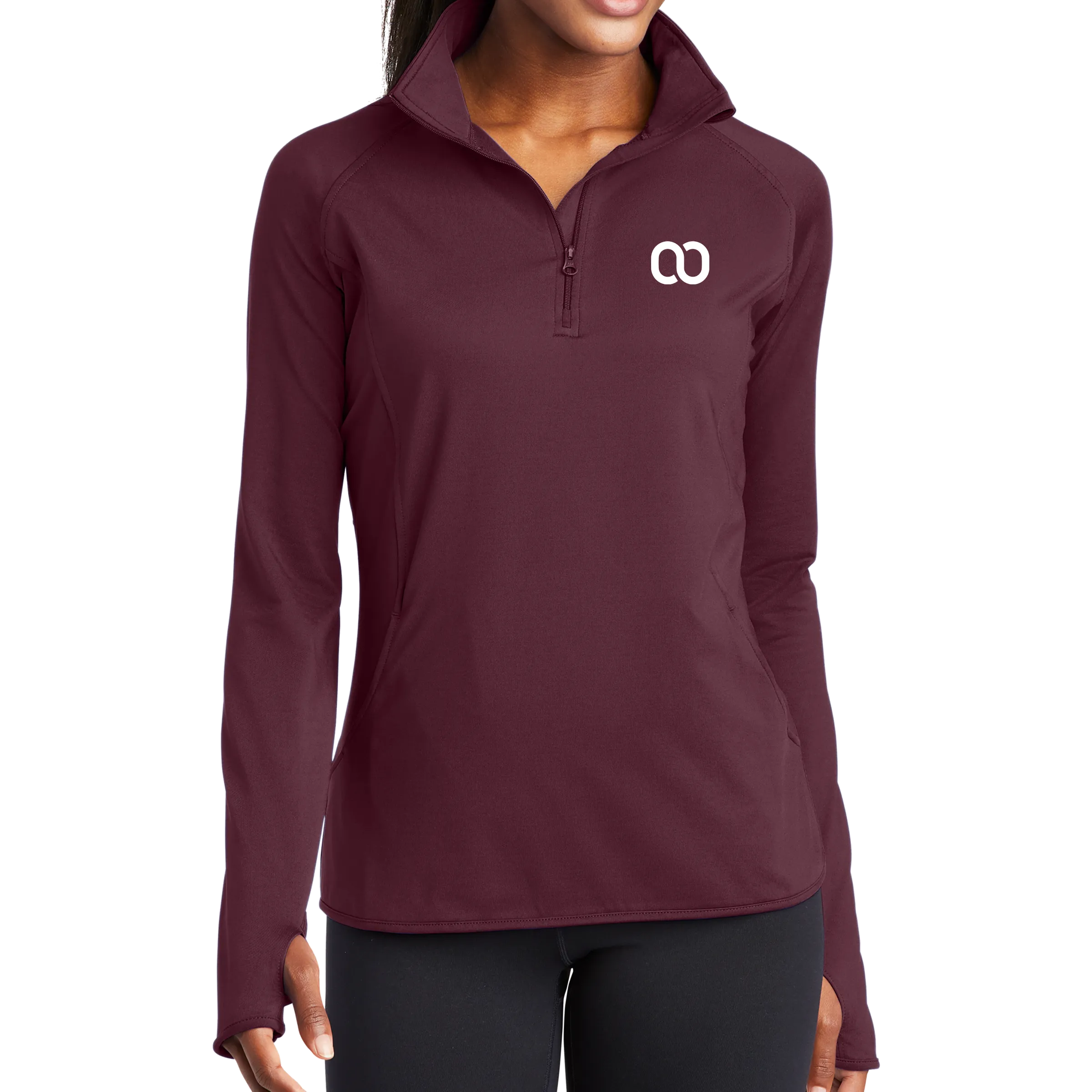 Sport-Tek® Ladies Sport-Wick® Stretch 1/2-Zip Pullover