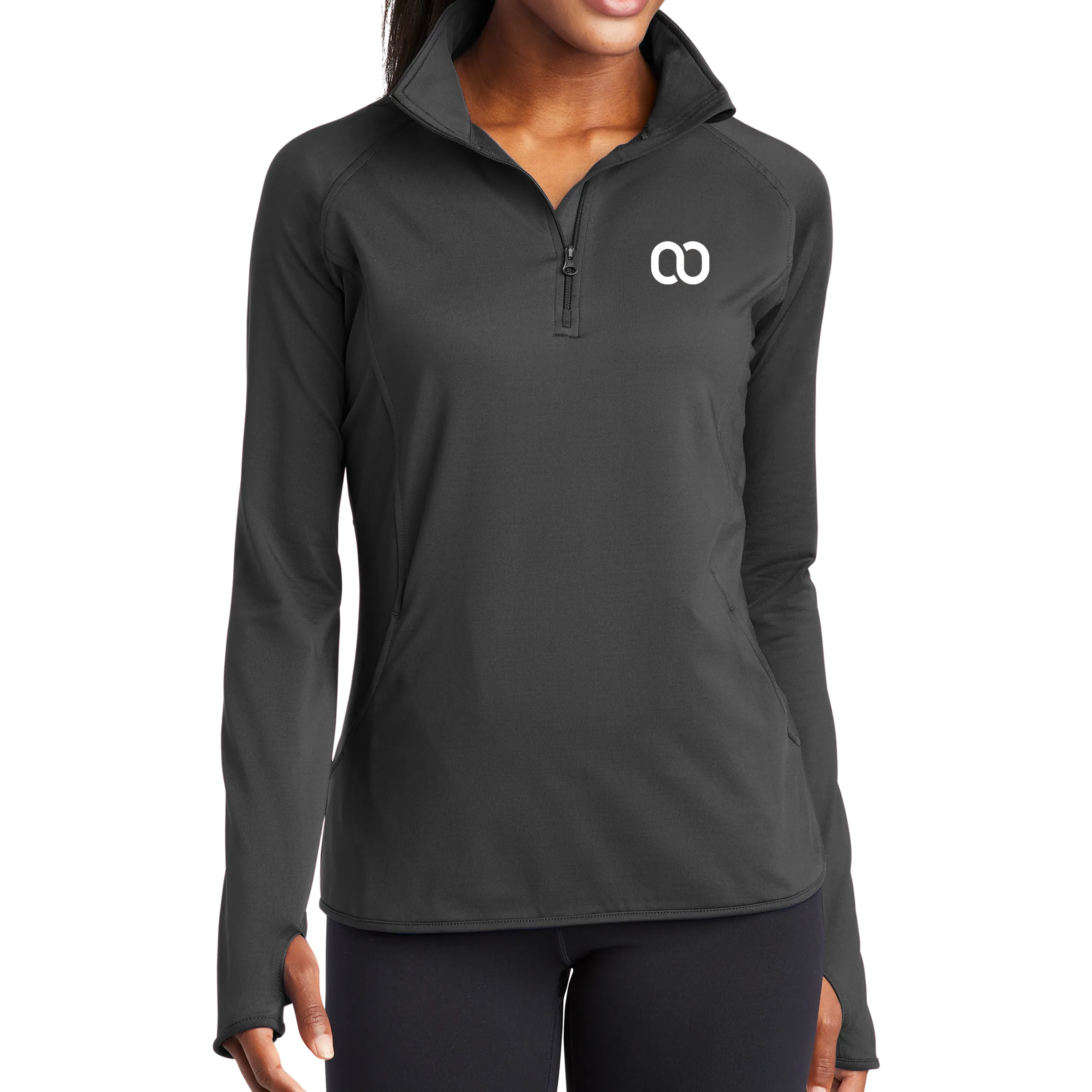 Sport-Tek® Ladies Sport-Wick® Stretch 1/2-Zip Pullover