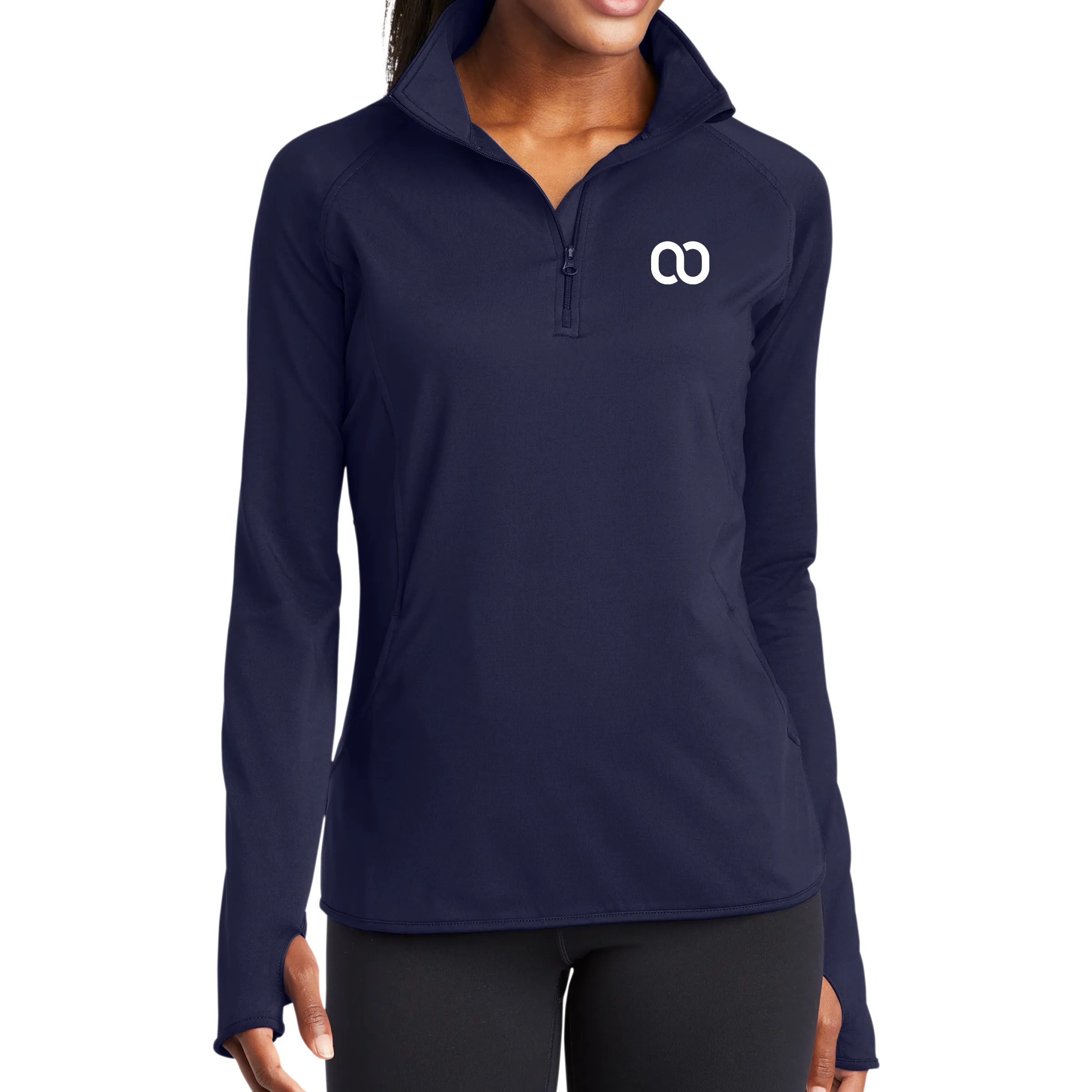 Sport-Tek® Ladies Sport-Wick® Stretch 1/2-Zip Pullover