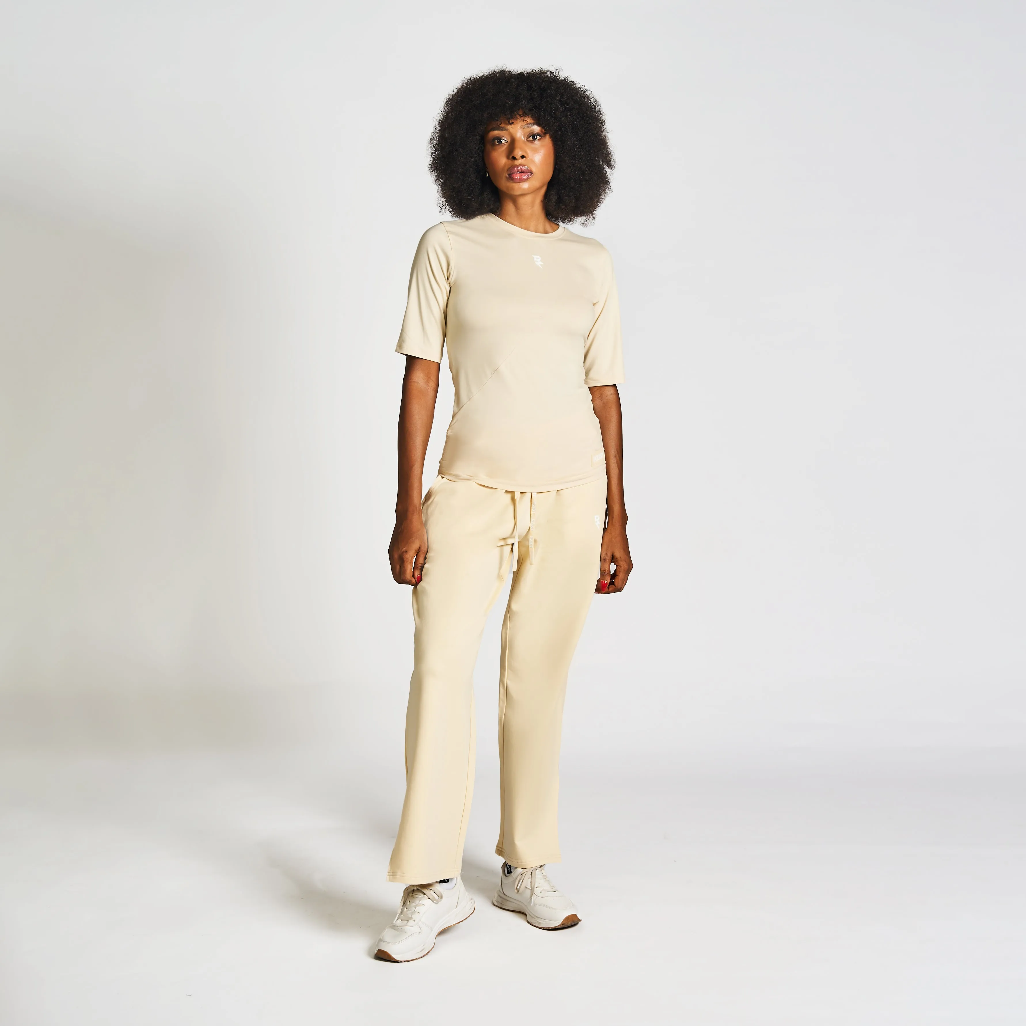 Sportswear Hem T-Shirt - Macadamia