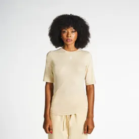 Sportswear Hem T-Shirt - Macadamia