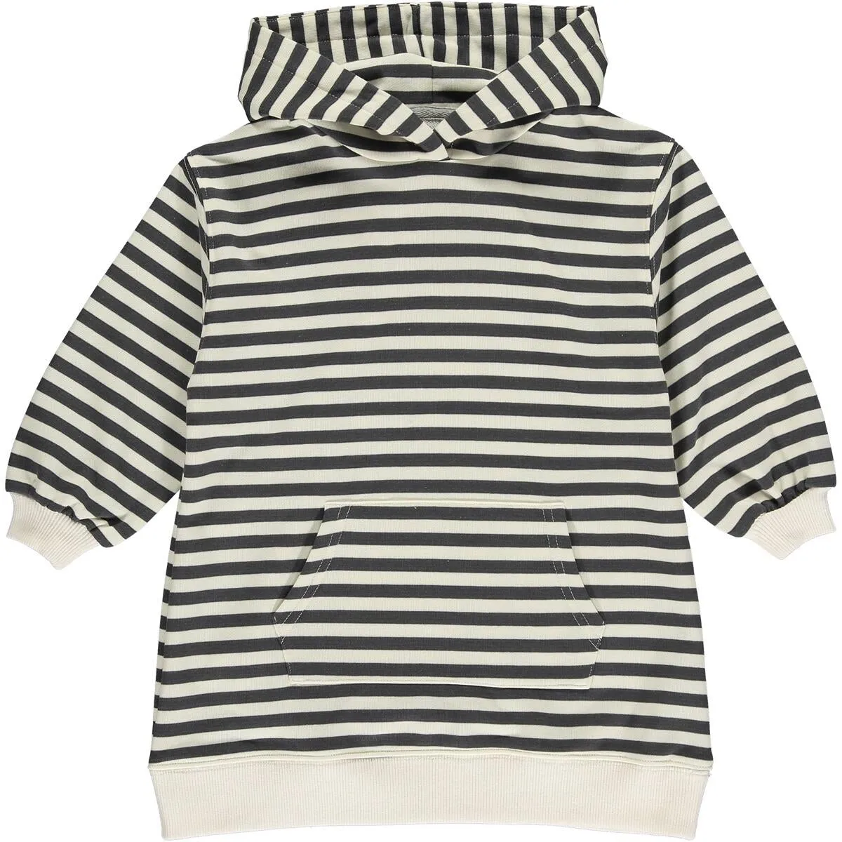 Vignette Angie | Brown/Cream Striped Tunic Hoodie