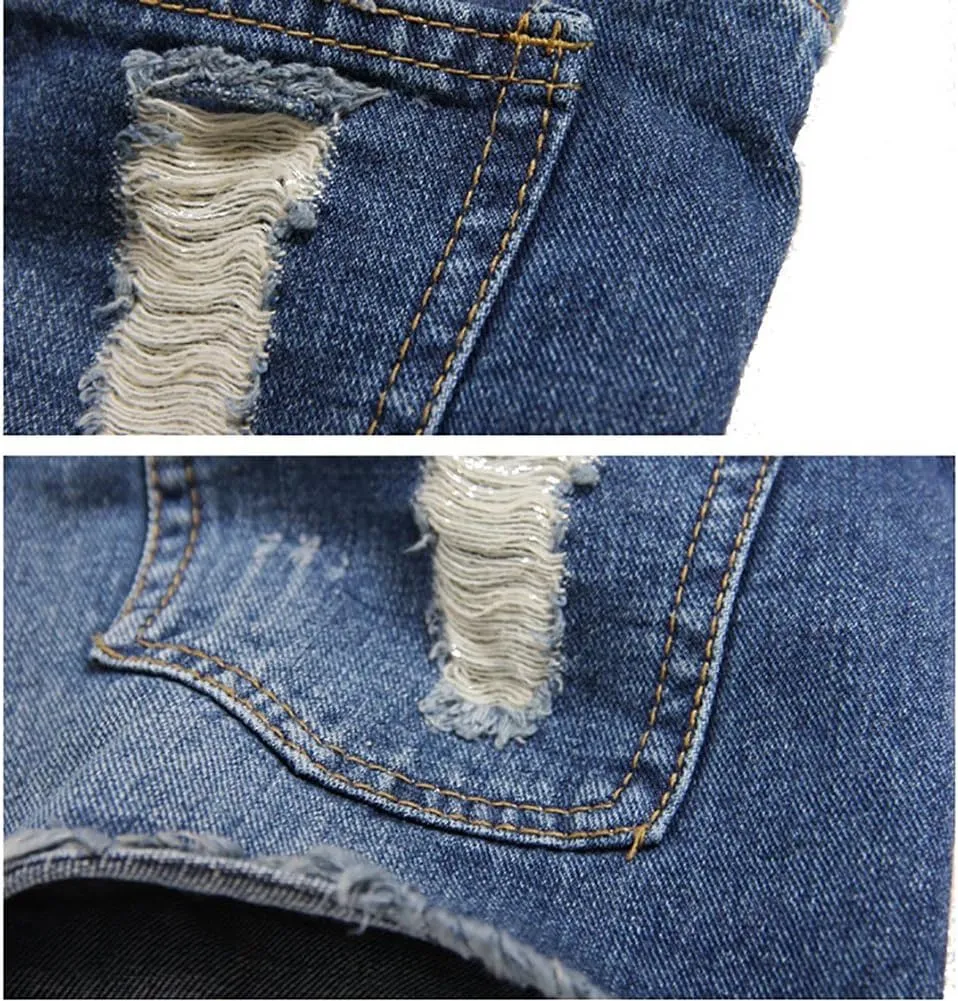 Womens Vintage Fringe Denim Shorts Jeans Vary Styles