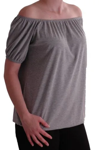 Zeena Off Shoulder Ruched Gypsy Tops