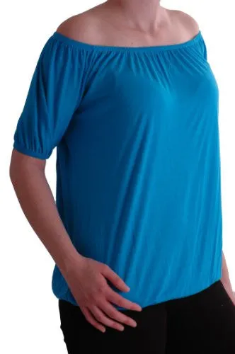 Zeena Off Shoulder Ruched Gypsy Tops