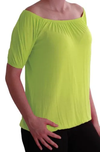 Zeena Off Shoulder Ruched Gypsy Tops