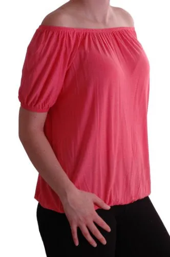 Zeena Off Shoulder Ruched Gypsy Tops